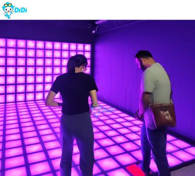 China Interactive Wired RGB Activated Game LED Dance Floor 30*30cm Factory Supply for sale