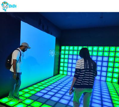 China 30x30cm Wired Interactive RGB Activate Game LED Dance Floor for sale