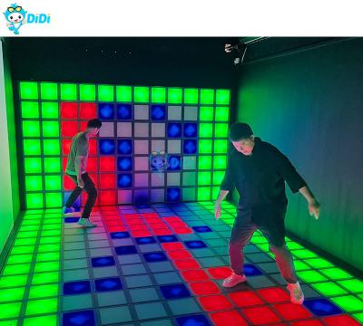 China Interactive Activate Game Led Dance Floor 30x30cm Led Dance Floor Light Tiles for sale