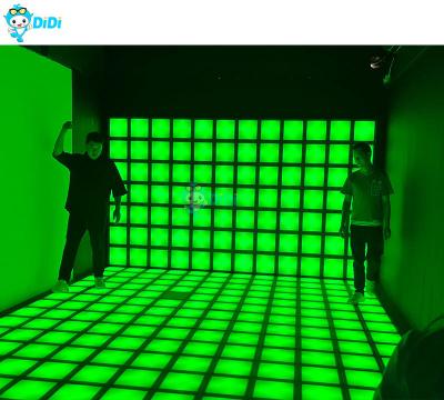 China RGB Infinity Panels Interactive 3D Interactive LED Floor Game RGB Dance Floor for sale