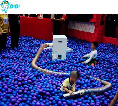 China 220V Ball Pool Pit Dry Washing Plastic Ocean Indoor Playground Cleaning Machine for sale