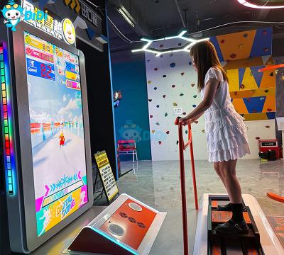 China Corridas de neve em ambientes fechados Para velocidade Simulador quente Gelo Amusement Arcade Skiing à venda