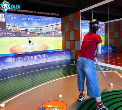 China Indoor Baseball Interactive Games Ar Projection Realidade Aumentada Baseball Simulator à venda