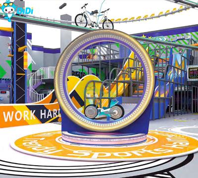 China Indoor Playground Equipment Circular Riding Amusement Equipment Kids Play Light Rides for sale