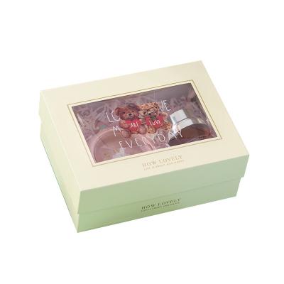 China Recyclable Luxury Custom Magnetic Gift Boxes with Clear Window for sale