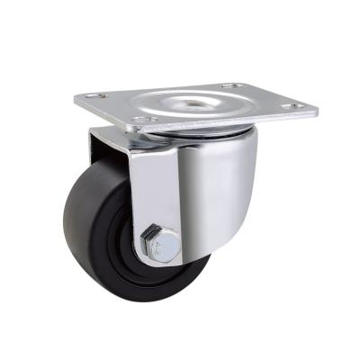 China PIVOT 2.5inch Nylon Machine Low Profile Caster Wheel for sale