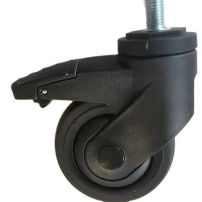 China PIVOT 100mm Hospital Trolley TPR Caster Wheel for sale