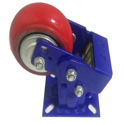 China Spring Loaded PIVOT Fixed Wheel 4