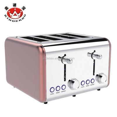 China 1500W 4 Function Automatic Long Slice Automatic Slice Toaster With Defrost Reheat Cancel Function for sale