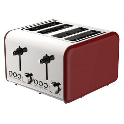 China Household Hot Selling 4 Slice Stainless Steel Electric Toaster for sale