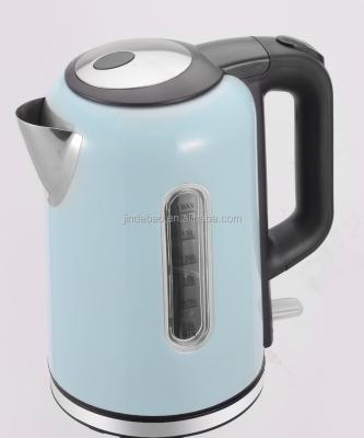 China 360 Degree Base 1.8L Stainless Steel Water Measuring Kettle Transparent Rotation Electric Water Heater for sale