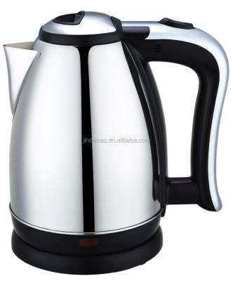 China 360 Degree Low Rotation Electric Kettle 1.8L 1500W High Quality Stainless Steel for sale