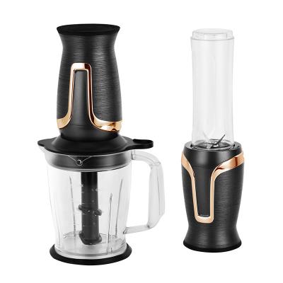 China Household Deluxe 2 in 1 Juice Maker Blender Chopper Sport Mixer Camping Fresh Blender for sale