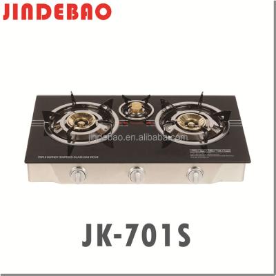 China JK-701S Outdoor Glass Top Valve Gas Stove for sale