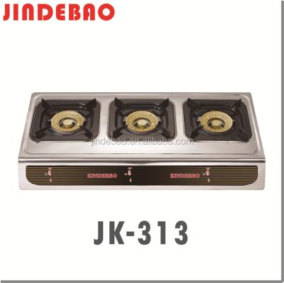 China Kitchen Used Commercial Kitchen Equipment 3 Burner Pakistan Gas Stove JK-313 for sale