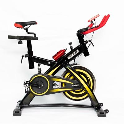 China Commercial Use Exercise Bike Stationary Indoor Cycling Bike For Cardio Home Gym Belt Drive Workout Bike With 48 Pound Flywheel for sale