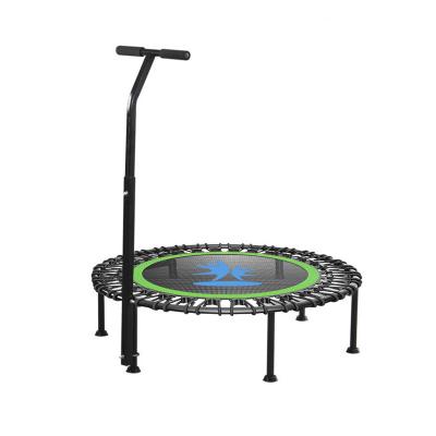 China Closed Steel Springs Indoor Outdoor Round 40/48/50 Inch Gym Equipment Mini Jumping Bed CheapTrampoline For Adults for sale