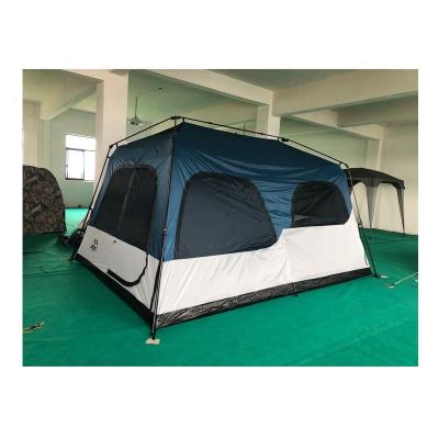 China Instant Build Instant Tent Waterproof Camping 8 Person OEM Customized F Door Oxford Steel Camping Tent for sale