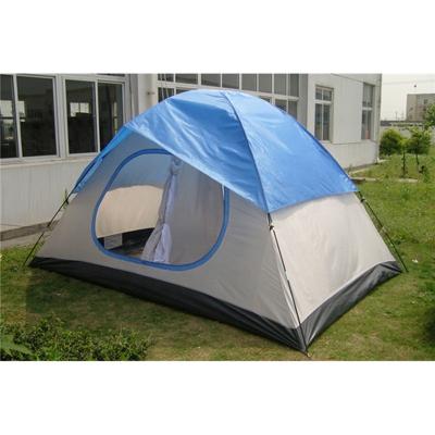 China Silver coating to protect the sun dome camping tent OEM waterproof 4 person outdoor camping tent for sale