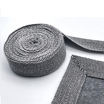 China 4cm Width Cotton Twill Finish Trimming Tape Carpet Binding Cover Shrink-Resistant Tape Cover Trim for sale