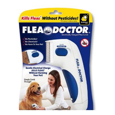 China Viable Electric Lice Removal Chemicalfree Pet Cat Dog Fleas Cleaner Comb Kills Fleas Sweep Flea Doctor for sale