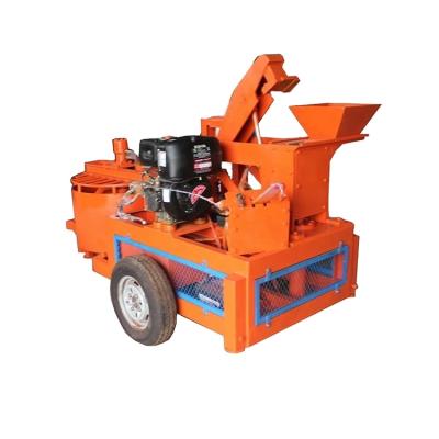 China Building Material Stores Compressed Diesel Engine Movable Clay Interlocking Brick Making Machine M7M1 for sale