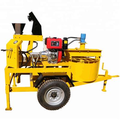 China Construction Material Stores M7M1 Light Weight High Strength Mobile Clay Interlocking Brick Making Machine for sale