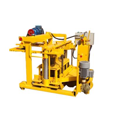 China Hotels mobile brick machine manual brick press machine qt40-3a for sale