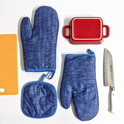 China 100% Cotton Casual Hot Sale Oven Glove Baking Protection for sale