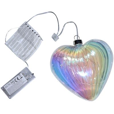 China Green Environmental Protection Amazon Heart Shape Led Lights Valentines Day Gift With Lights for sale