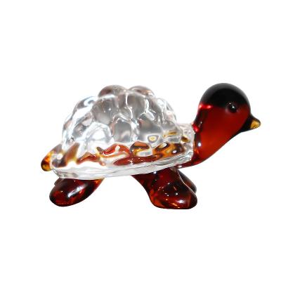 China / Accept Custom Order Decorative Handmade Art Glass Turtle Animals Swollen Glass Figures for sale