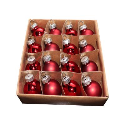 China Christamas Tree Decoration Quality Guarantee Glass Christmas Ball Gift Box Christmas Ball and Tree Ornaments for sale