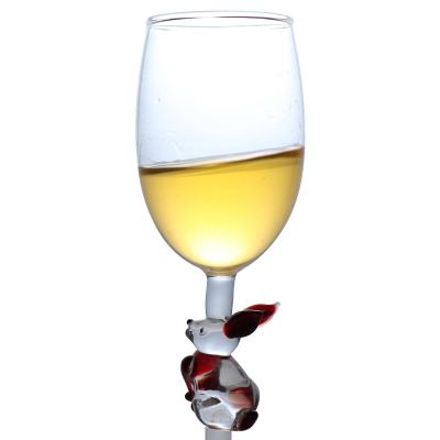 China Factory Supply Traditional Style Handmade Crystal Lead-Free Premium Set Red Italian Wine Glasses for sale