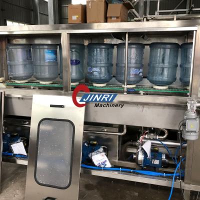 China 5 Gallon Automatic Beverage 100BPH Barrel Mineral Drinking Water 20 Liter Bottle Filling Machine for sale