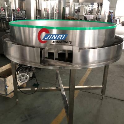 China Semi-automatic beverage PET bottle unscrambler machine / manually bottle unscrambler machine for sale