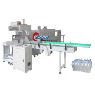 China Automatic Beverage PET Round Bottle PE Cling Wrap Packing Machine for sale