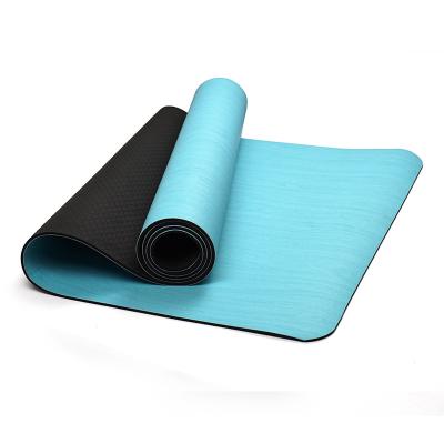 China Wholesale yoga custom printed 8mm natural rubber yoga mats foldable pilates yoga mat for sale