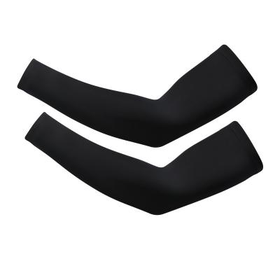 China Breathable Cycling Black Sun Protection Arm Sleeves Sports Basketball Arm Sleeve For Men for sale