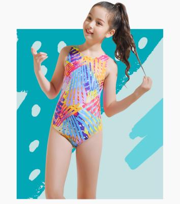 China Popular Cute Little Girl Pink Thong Girl Swimsuite Plus Size One Piece Swimsuit for sale