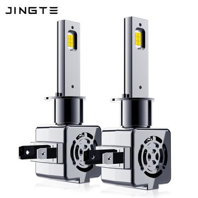 China JingTE Latest Model V30 45W 4000LM 12V Mini Size Die-Cast Aluminum Integrated Driver Led Car Lights Lamp Bulb H11 Auto Lighting System for sale