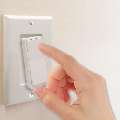 China New USA ZW922 Zwave Smart Home Lamp Light Switch Wireless Wall Switch 3 Way Easy Remote Control Dimmer for sale