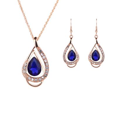 China Other Fashion Luxury Earrings Set Bridal Jewelry Jewelry Set For Women for sale