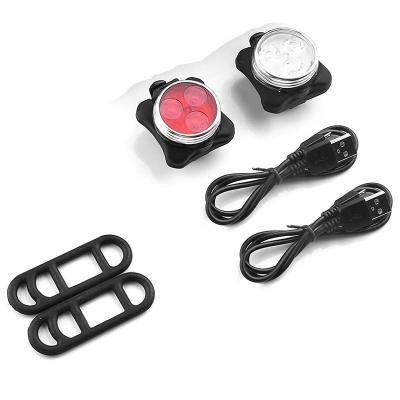 China Custom Super LED Bike Lamp Taillight Combinations Waterproof USB Rechargeable Bike Light for sale