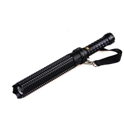 China 1000lm Self Defense T6 Military Zoom Torch Tactical Telescopic Stick Weapons Rechargeable LED Flashlight Te koop