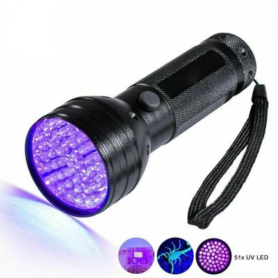 China Amazon  Pet Urine	Portable LED Flashlight 395nm Led UV Black Light Flashlight Te koop