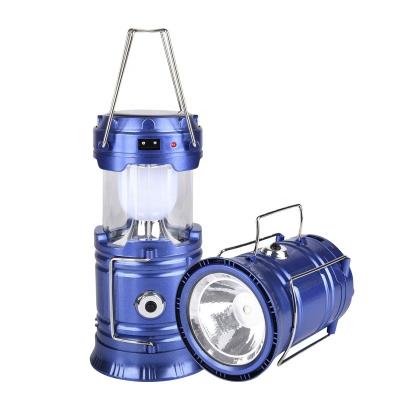 Chine Factory Solar power rechargeable led camping lantern Collapsible Portable Flashlight Survival Kits Camping Lantern Solar à vendre