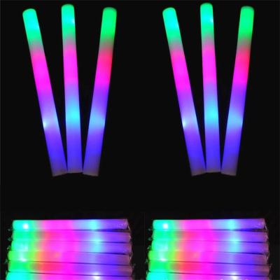 China Hot sell Light Up Foam Baton For Party Wedding and Concert, Custom Led Glow Foam Stick for sale