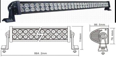 China waterproof IP65 180W Automotive Led Light Bar 6000K led work lights for sale