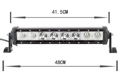 China 80 watt 18 Inch 80W Automotive Led Light Bar IP67 waterproof 5600LM work light for sale