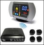 China 4 Sensors Wireless Parking Sensors for Cars  , LED Parking System 2.0m Distance for sale